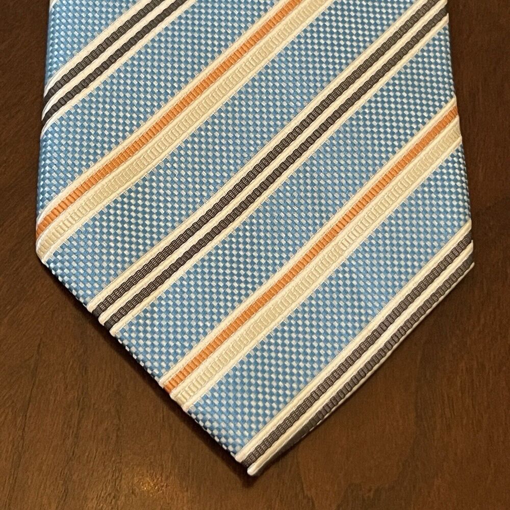 Venetto Blue 100% Polyester Men’s Neck Tie Made In China